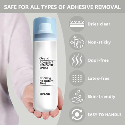 No sting medical adhesive remover spray for ostomy patient skin care