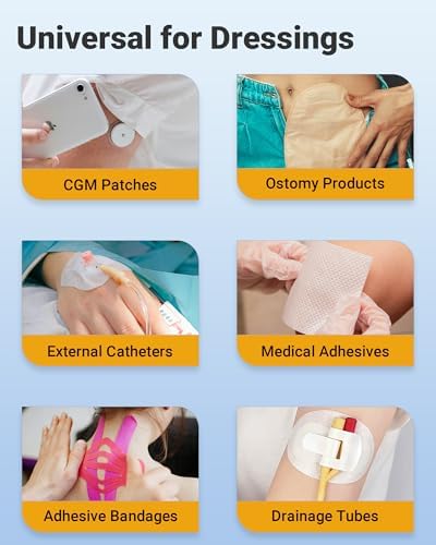 Amolyfe skin barrier wipes used for enhancing adhesive longevity of sensor patches.