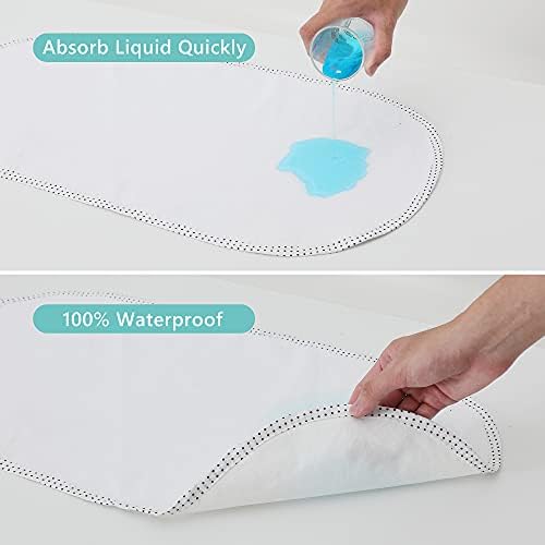 Close up of Tillyou changing pad liner TPU backing