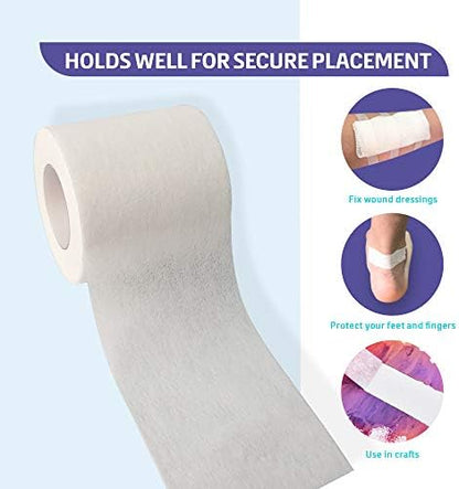 First aid paper tape rolls imported from USA for reliable device fixation