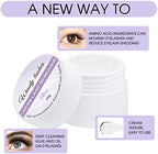 Wendy Lashes cluster lash remover open jar view
