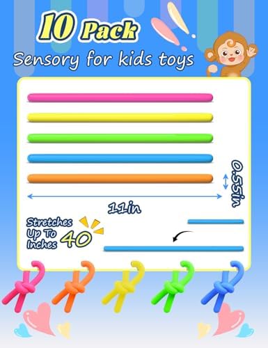Stretchy sensory strings used for classroom focus