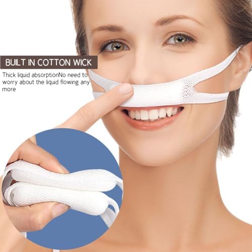 YJWZWE nasal recovery supplies set showing five individual bandages.