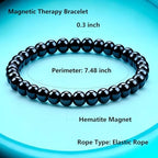 Close up of Dr Kao hematite magnetic beads for carpal tunnel