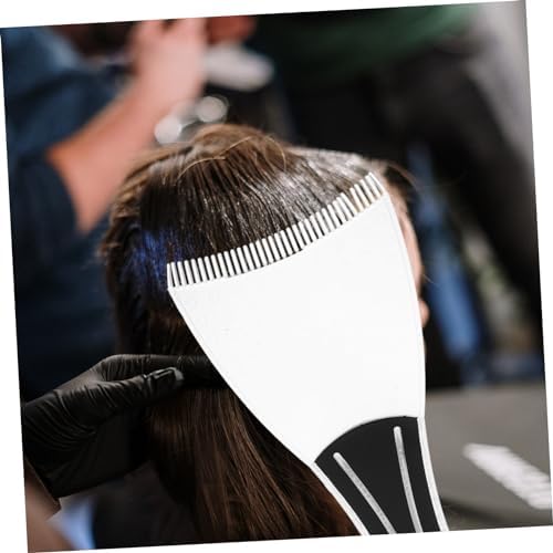 Durable PVC hair tinting paddles for salon color application