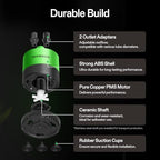 VIVOSUN water pump kit with multiple nozzle attachments displayed on flat background.