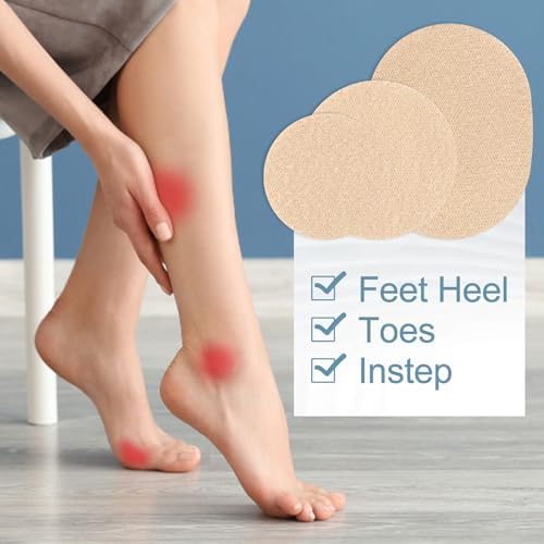 Pre-cut moleskin tape patches for preventing shoe friction and heel pain