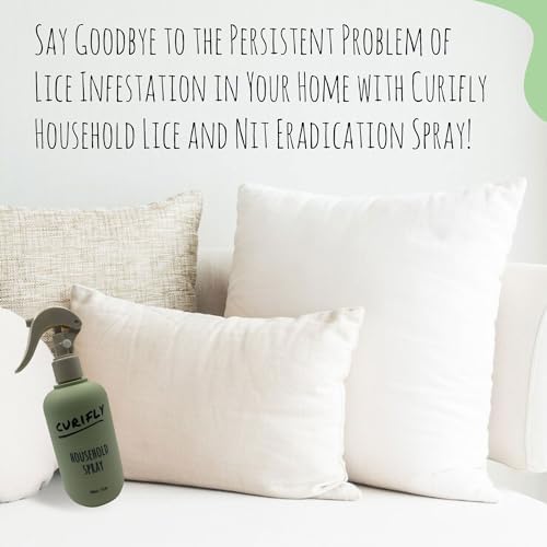 Essential oil lice treatment spray with easy trigger applicator