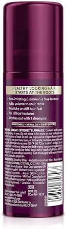 Schwarzkopf Dark Brown root spray texture and finish close up