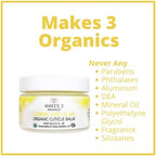 Authentic USA imported Makes 3 Organics cuticle treatment