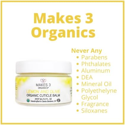 Authentic USA imported Makes 3 Organics cuticle treatment