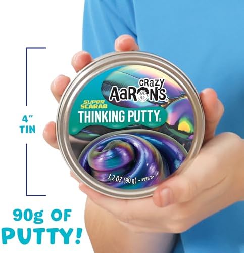 The non toxic silicone stress relief putty molded into a ball ready to bounce on a flat surface.