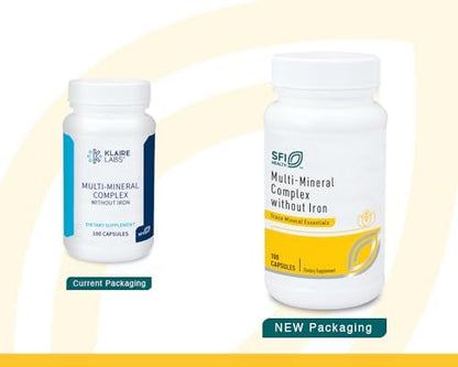 Hypoallergenic broad spectrum multi mineral complex by SFI Health packaging