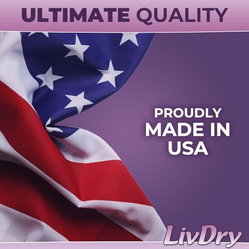 Rear view of the TYE Medical LivDry women diaper showing the premium build and secure disposal guide