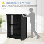 Explore Land universal night cover for cats ferrets rabbits and birds showing toggle fasteners