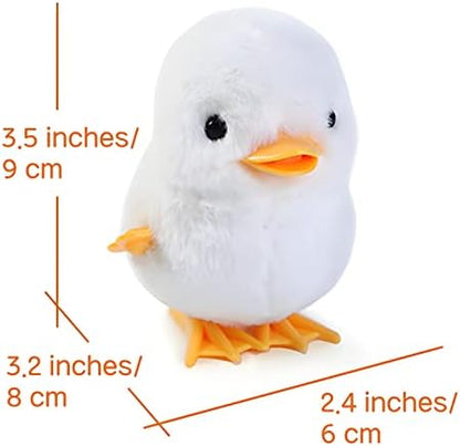 Close up look of the dense jade fleece fabric on the HawaStar jumping chick toy