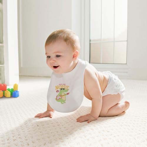 Benoxine baby bibs showing adjustable snap closure details