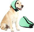 Petaxcell pet anxiety ear cover showing hook and loop closure