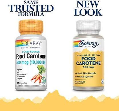 Solaray Vitamin A twin pack container details displaying imported product authenticity symbols