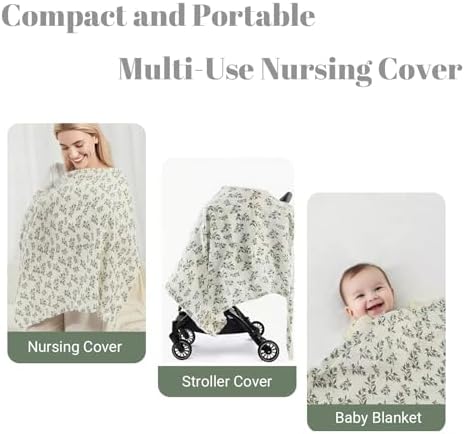 Detail of adjustable neck strap and premium stitching on nursing apron