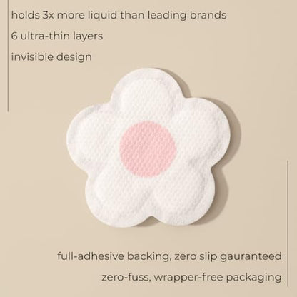 Close up of 6-layer ultra-thin nursing pad structure