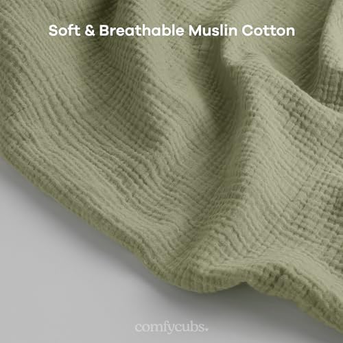 Close up of breathable 100 percent muslin cotton fabric