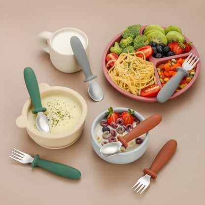 Vitever Drkio 18/8 stainless steel kids eating set