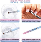 Two piece Inenk nail art brush kit in protective packaging