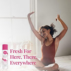 FDS pH-balanced and talc-free feminine spray for sensitive skin care.
