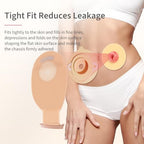 Two millimeter thickness hydrocolloid stoma rings close up shot