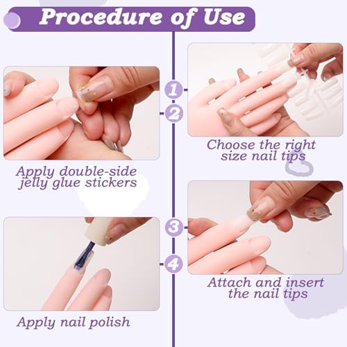 Minkissy practice hand for acrylic and gel nail training
