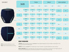Eeost adult black medium swim diaper staged for aquatic use