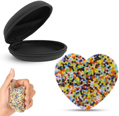 RadBizz Picky Pad heart shape anxiety relief toy being washed under tap water.