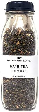 Tiny Kitchen Soap Co. Refresh Herbal Bath Tea with muslin bag packaging
