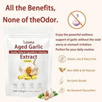 Gengyve Louma 15 to 1 ultra concentrated garlic extract softgels close up