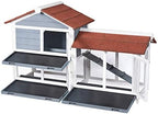 Good Life rabbit cage showing removable cleaning tray