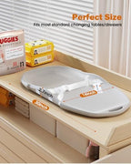 Widitn portable changing pad angled perspective