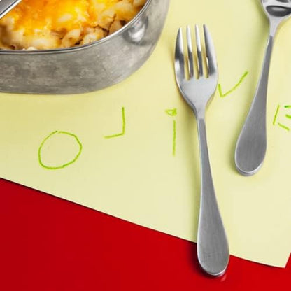 Close up of Knork child fork 6.25 inch size
