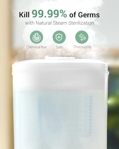 Hauture baby bottle sanitizer showing internal capacity