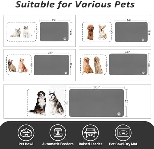 HotLive No Stains Pet Placemat being rinsed under water