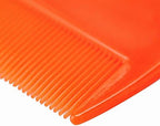The complete 12 piece set of BinaryABC flea and lice combs inside its commercial packaging.