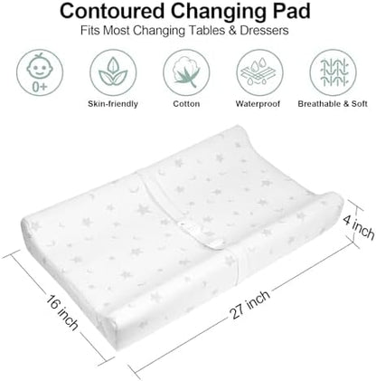 Beianpp changing pad showing contoured foam shape