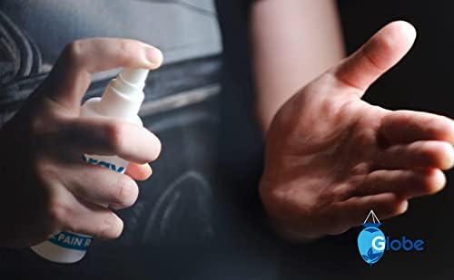 Fast acting numbing spray for sunburn and insect bite treatment