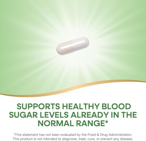 Nature's Way Glucose Tolerance Factor Chromium 200 micrograms nutritional supplement label details