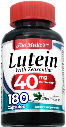 Fito Medic's Lab eye health supplement label details and potency