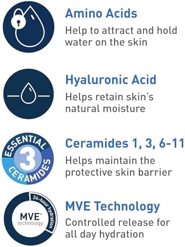 CeraVe face cleanser with ceramides and hyaluronic acid for barrier protection