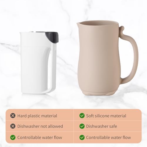 Premium food grade silicone material flexibility test of the bath rinser