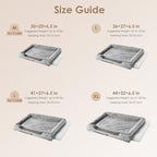 EHEYCIGA orthopedic dog sofa cover showing non slip bottom design