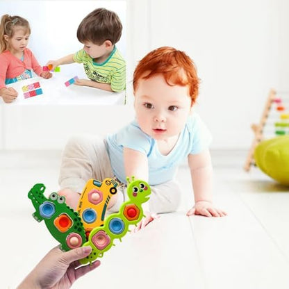 Durable silicone bubble popper toys for toddlers