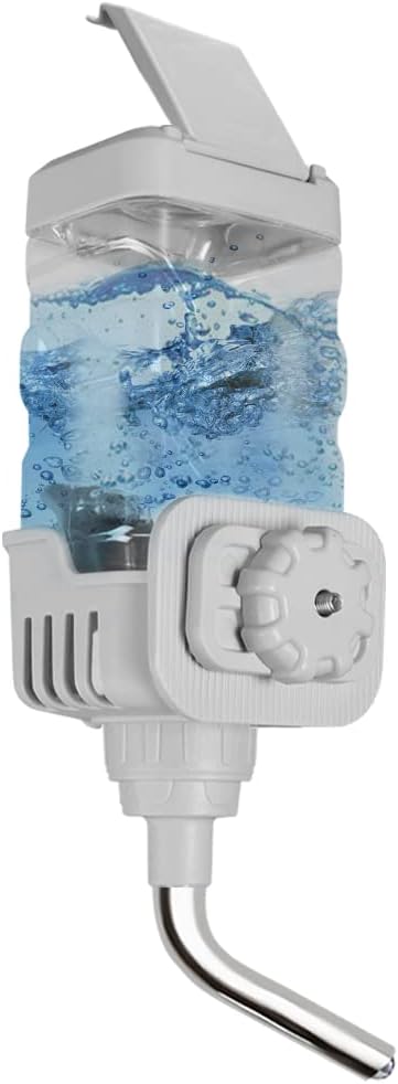 Vannon Small Animal Water Dispenser for Cage, 30oz Auto Feeding Crate Water Bottle for Rabbit, Chinchilla, Ferret, Guinea Pig, Squirrel, Hedgehog, Pet Nozzle Diameter: 10mm, BPA Free, Pink - Image 10